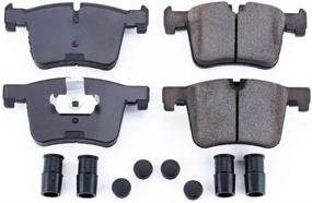 img 1 attached to Enhance Your Vehicle's Braking Performance with Power Stop 17-1561 Z17 Ceramic Brake Pads and Hardware