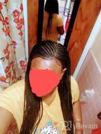 img 1 attached to Realistic Hand-Braided Synthetic Lace Front Wig With Baby Hair - Kalyss 31, Natural Side Parting And Lightweight, 13X6 Wide Lace, Ideal For Braiding Hair, Cornrow, Box Twist, And Lace Frontal review by Phil Anderson