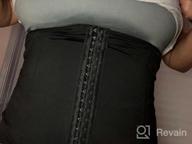 img 1 attached to CYDREAM Women 2 In 1 Waist Trainer Postpartum Belly Pelvis Belt Tummy Control Cincher Corset Girdle Body Shaper review by Jessica Prive