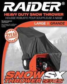 img 1 attached to 🌨️ Protect Your Raider Snow Thrower All Year Round with this Premium Waterproof Indoor Cover 02-1008