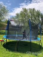 img 1 attached to Summer Splash Fun: ARTBECK Trampoline Sprinkler, Perfect Outdoor Water Park For Kids review by Billy Dotie