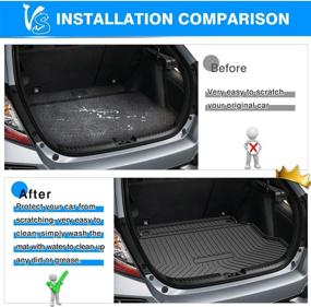 img 1 attached to TGBROS 2017 2021 Hatchback Non Slip Odourless