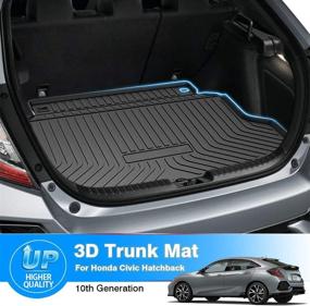 img 3 attached to TGBROS 2017 2021 Hatchback Non Slip Odourless