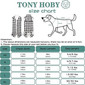 img 3 attached to 🐶 TONY HOBY Dog Pajamas, Thermal 4-Legged Dog Warm Pajamas Pet Clothes for Small and Medium Dogs, Male and Female Dog Pajamas