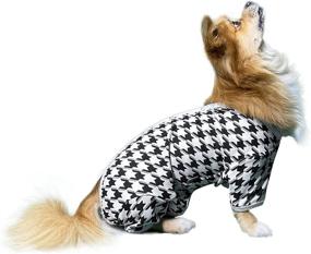 img 1 attached to 🐶 TONY HOBY Dog Pajamas, Thermal 4-Legged Dog Warm Pajamas Pet Clothes for Small and Medium Dogs, Male and Female Dog Pajamas