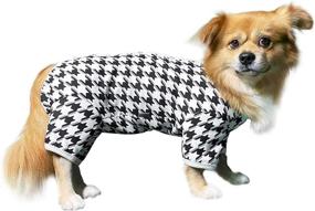 img 2 attached to 🐶 TONY HOBY Dog Pajamas, Thermal 4-Legged Dog Warm Pajamas Pet Clothes for Small and Medium Dogs, Male and Female Dog Pajamas