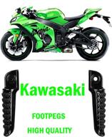 🔧 black tcmi rear footrests foot pegs for kawasaki zzr 1400 zx14 zx-14 (2006-2013) - improves seo логотип