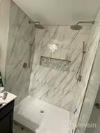 img 1 attached to Revitalize Your Shower Experience With GAPPO Polished Chrome Rain Shower System - High Pressure Combo Set With Handheld And Valve Included review by David Mills