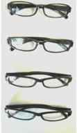 👓 tuff plastic frame 4-pak readers: convenient spare pair (0.75) - for all occasions! logo