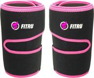 premium thigh trimmers for men & women - get fit with a body wrap sauna waist trainer! logo
