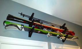img 2 attached to StoreYourBoard Trifecta Wall Rack, Multi-Purpose Home Storage Mount And Gear Holder