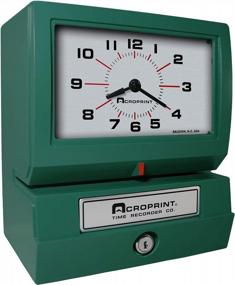img 2 attached to Acroprint 150QR4 Heavy Duty Automatic Time Clock Recorder - Prints Month, Date, Hour (0-23) And Minutes