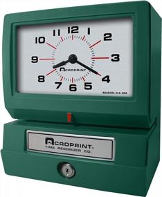 img 3 attached to Acroprint 150QR4 Heavy Duty Automatic Time Clock Recorder - Prints Month, Date, Hour (0-23) And Minutes