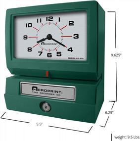 img 1 attached to Acroprint 150QR4 Сверхмощный автоматический регистратор времени - печатает месяц, дату, час (0-23) и минуты