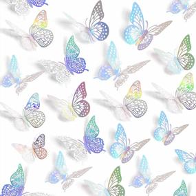 img 4 attached to Transform Your Space With SAOROPEB'S 3D Butterfly Wall Decor - 48 Pcs, 4 Styles & 3 Sizes - Perfect For Birthday Parties, Weddings, Classroom Or Nursery Décor