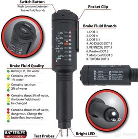 img 3 attached to 🚗 Ensure Safe Braking with Performance Tool W182 Universal Brake Fluid Tester