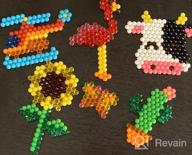 img 1 attached to Aquabeads Beginner Arts & Crafts Bead Kit For Kids - 900+ Pieces Carry Case Set review by Antonio Lemm