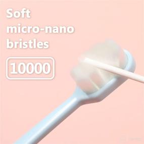 img 3 attached to 🪥 Sensitive Micro Nano Bristle Toothbrush for Optimal Dental Care