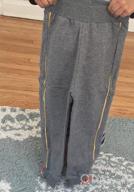 img 1 attached to Black5080 Gray5073 Toddler Athletic Dinosaur Sweatpants Boys' Clothing in Pants review by Brian Wesley