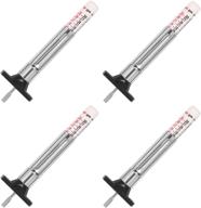 📏 prond tire tread depth gauge - accurate measurement tools for tire treads, color-coded tire depth gauge - 4pcs, white type logo