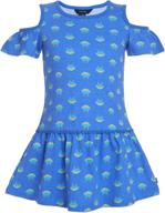 nautica shoulder fashion stripe floral girls' clothing : dresses логотип