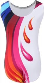 img 3 attached to Dancina Girls Gymnastics Tank Top Leotard Dancewear Ages 3-12 New Designs And Prints