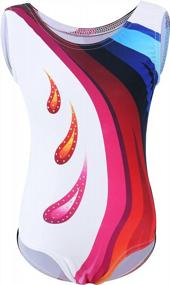img 4 attached to Dancina Girls Gymnastics Tank Top Leotard Dancewear Ages 3-12 New Designs And Prints