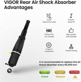 img 1 attached to Vigor 25979394 Air Absorber Shock Suspension Strut Spring for Cadillac Escalade ESV EXT, Chevy Avalanche Suburban 1500 Tahoe, GMC Yukon XL 1500 - Rear Left/Right Compatibility (2002-2014)