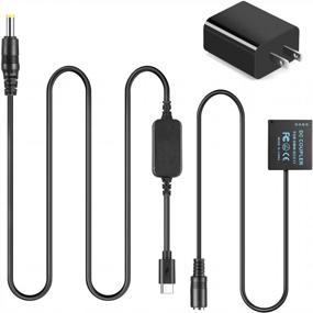 img 4 attached to Charge Your Lumix Camera With Ease - USB Type-C Cable And PD Adapter Compatible With DMC-GF6, GX7, And More