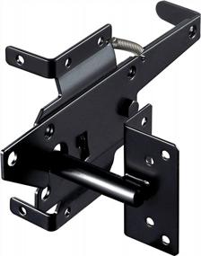 img 4 attached to 2066 Set Skysen Stainless Steel Vinyl Wood Fence Post Mount Gate Latch