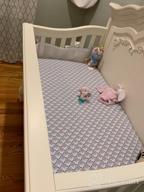 img 1 attached to The Peanut Shell'S 4-In-1 Baby Girl Bedding Set, Gia Floral Coral/Aqua, Ideal For Optimal SEO review by Richard Eledge