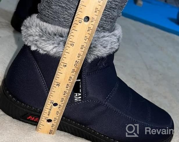 img 1 attached to Stay Cozy And Fashionable With TEMOFON Womens Winter Snow Boots - Waterproof, Warm And Comfortable! review by Jay Sterns