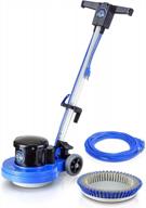 prolux core heavy duty single pad commercial polisher floor buffer machine tile scrubber 🧹 (13 inch - medium duty with hard brush - exclusive edition for enhanced floor cleaning) logo