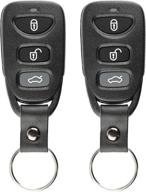 pack of 2 keyless entry remote control car key fob replacement for elantra osloka-360t by keylessoption логотип