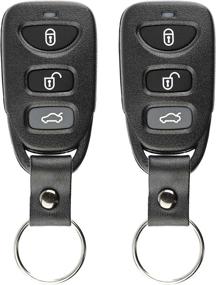 img 4 attached to Pack of 2 Keyless Entry Remote Control Car Key Fob Replacement for Elantra OSLOKA-360T by KeylessOption