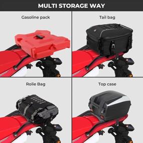 img 2 attached to Enhance Your CRF250L Adventure With KEMIMOTO Rear Rack And Luggage Carrier