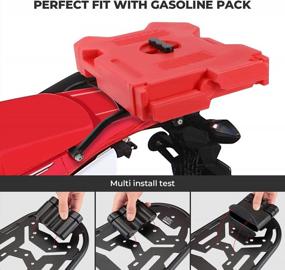 img 3 attached to Enhance Your CRF250L Adventure With KEMIMOTO Rear Rack And Luggage Carrier