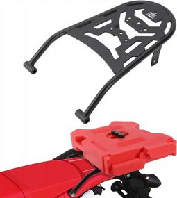 img 4 attached to Enhance Your CRF250L Adventure With KEMIMOTO Rear Rack And Luggage Carrier