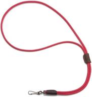 🐾 mendota pet lanyard - whistle lanyard - red - single pack - 25 inch - made in usa logo