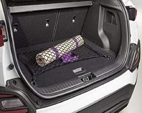 img 3 attached to 🚗 Premium Floor Style Automotive Elastic Trunk Mesh Cargo Net for Hyundai Kona SE SEL N Line 2018-2022 - Efficient Trunk Organizers and Storage Solution - Luggage Net for Crossover - Best Car Organizer for Hyundai Kona