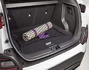 img 2 attached to 🚗 Premium Floor Style Automotive Elastic Trunk Mesh Cargo Net for Hyundai Kona SE SEL N Line 2018-2022 - Efficient Trunk Organizers and Storage Solution - Luggage Net for Crossover - Best Car Organizer for Hyundai Kona