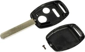 img 3 attached to 🔑 Key Fob Keyless Entry Remote Shell Case & Pad for Honda Fit 2007-2008, Odyssey 2005-2010, Pilot 2005-2008, Ridgeline 2006-2014