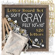 get creative with 526 changeable letters and 164 symbols with the arteza gray felt letter board set: perfect for signs, decor & menus! logo