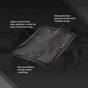 img 1 attached to 🏍️ FLY Racing Tail Bag for Street Motorcycle Seat, 19L to 25L Capacity, with Rain Cover, Black - Enhanced SEO