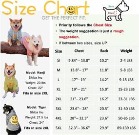 img 2 attached to 🐶 Stylish ChoChoCho Smiley Dog Hoodie: Cotton Sweatshirt Fashion Outfit for Dogs Cats Puppy - Smiley Face Sweater for Small Medium Large Sizes (XX-Large, Grey)