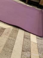img 1 attached to Get Comfy With Odoland Large Yoga Mat – Extra Thick And Non-Slip For Home Gym Workout And Pilates review by Lloyd Edwards