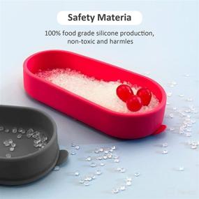 img 3 attached to Silicone Suction Compact Toddler 2Pack Bright