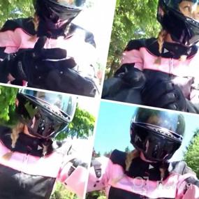 img 5 attached to Ride In Style And Safety With Xelement CF462 Ladies Black And Pink Tri-Tex Motorcycle Jacket