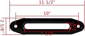 img 3 attached to Standard Anodized 8000 15000 Aluminum Fairlead Exterior Accessories