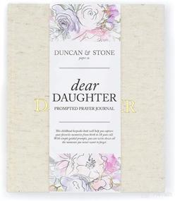 img 4 attached to 📔 Dear Daughter: A Prompted Prayer Journal & Childhood Keepsake by Duncan & Stone - Cream: A Perfect Baby Girl Memory Book, Baby Scrapbook Album, and New Mom Gift